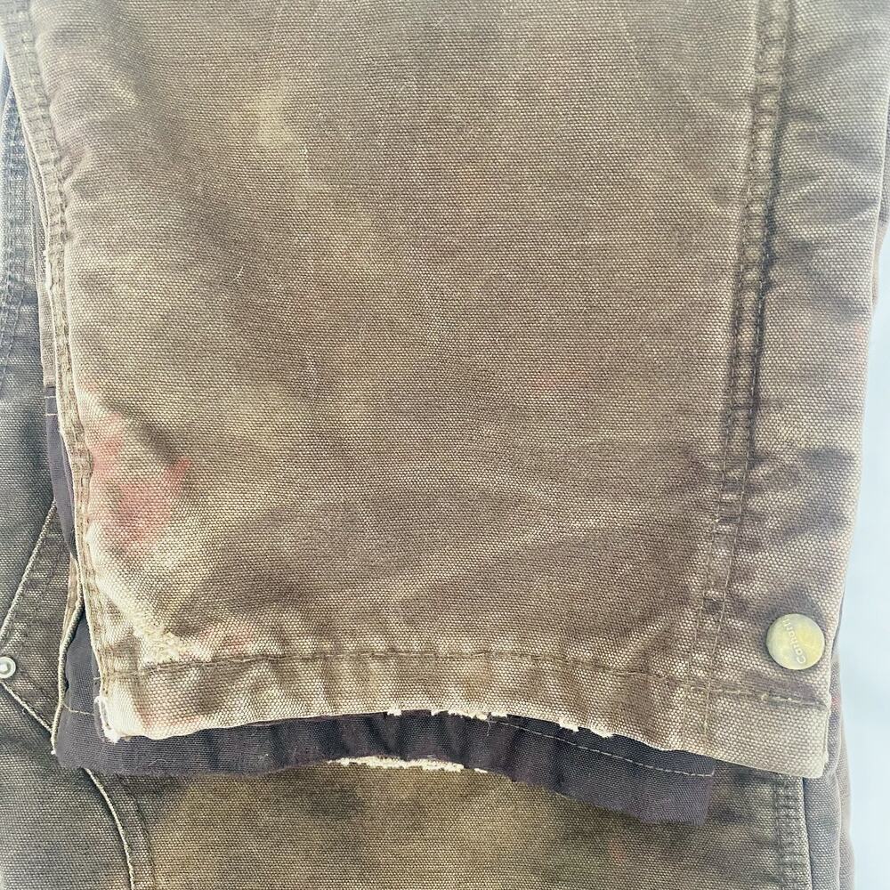 VTG Carhartt Double Knee Carpenter Pants Quilted 44x30 Workwear Grunge Thrashed - Picture 13 of 16